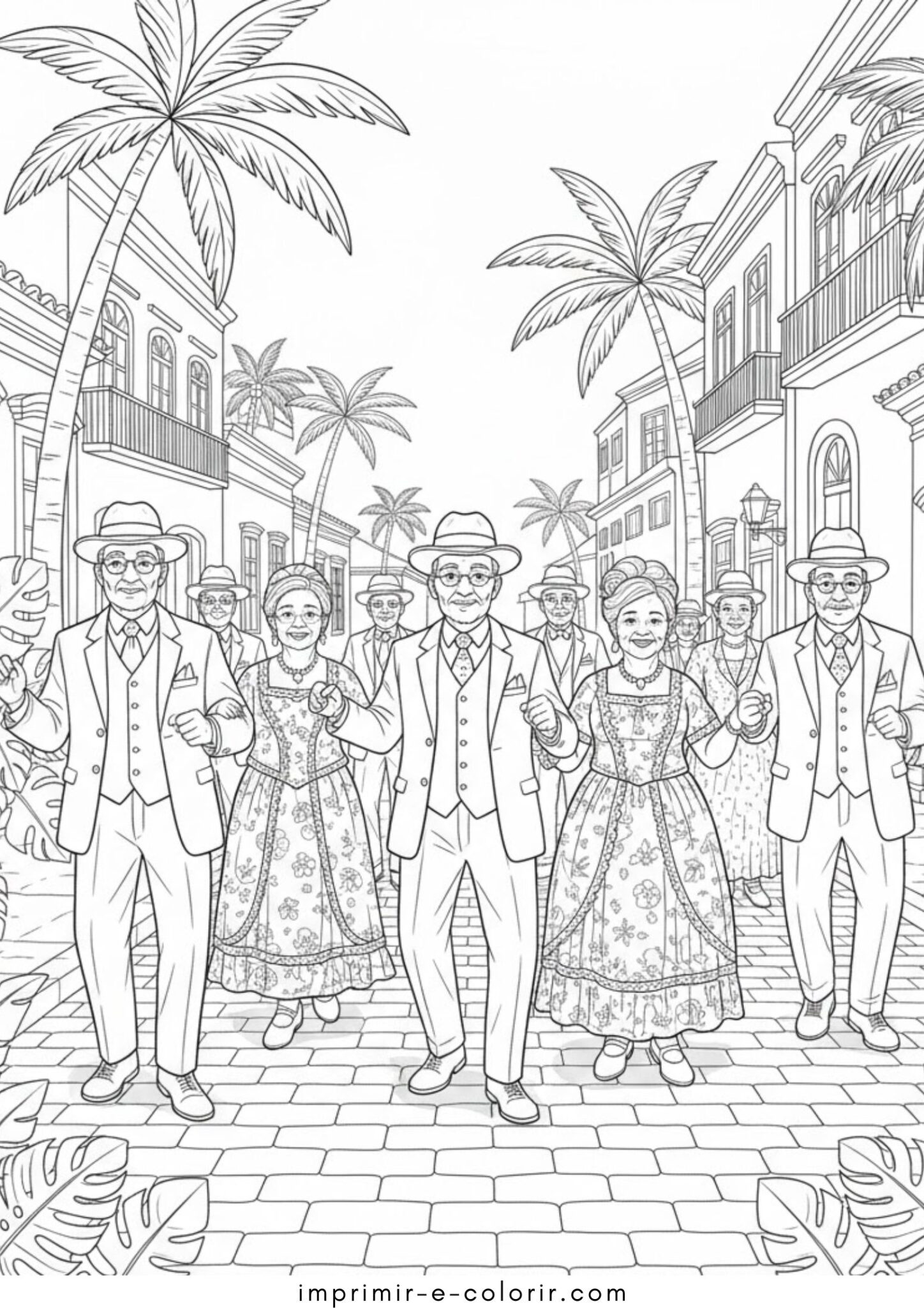 Desenho de Carnaval – Velha Guarda