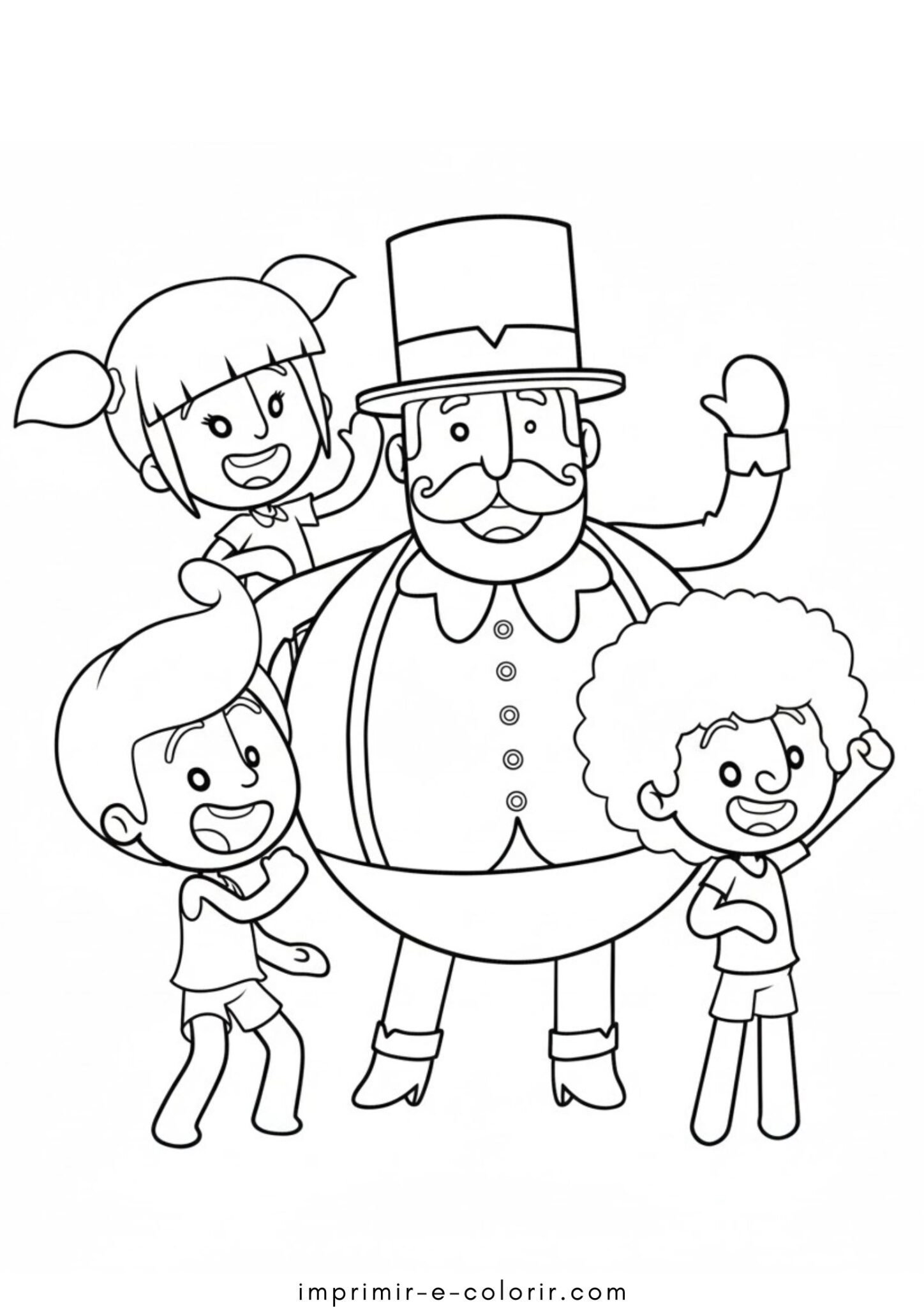 Desenho de Mundo Bita para colorir e imprimir