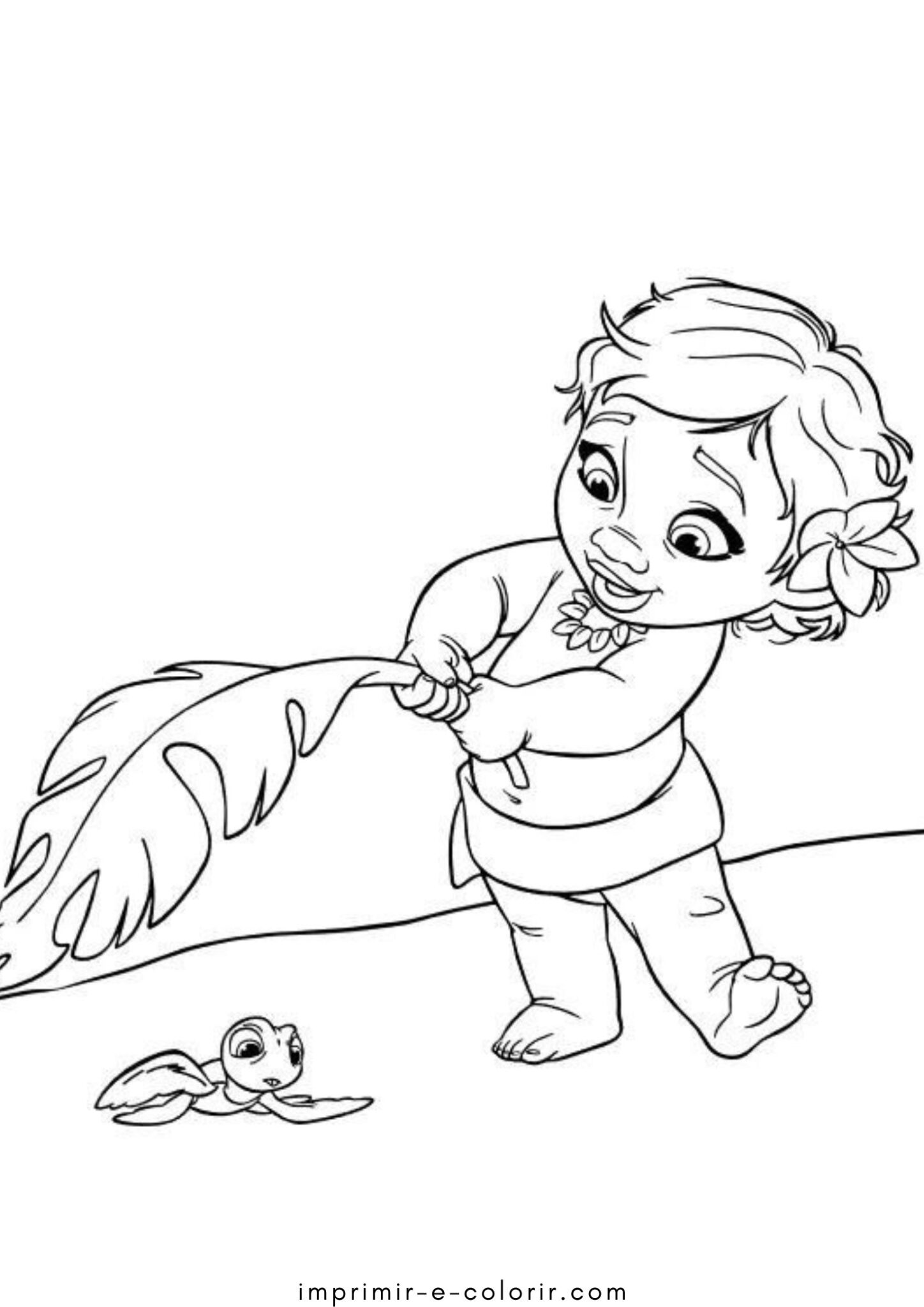 Desenhos de Simea (Moana 2) para Colorir Desenhos de Simea (Moana 2) para Colorir