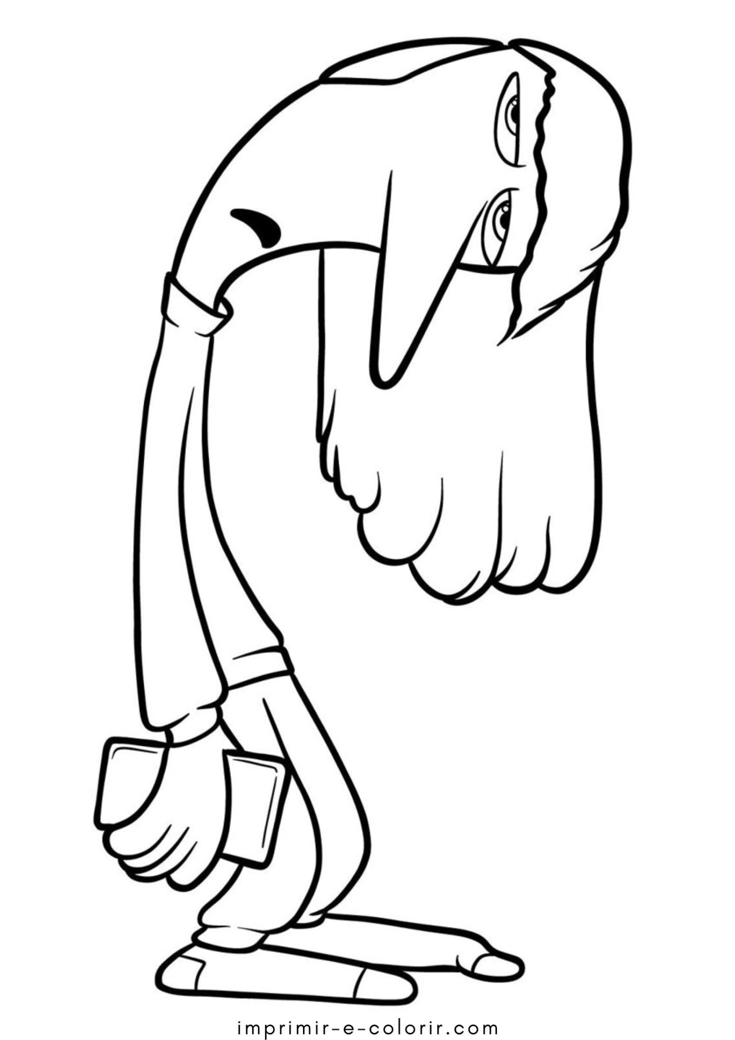 Desenhos de Tedio (Divertida Mente 2) para Colorir Desenhos de Tedio (Divertida Mente 2) para Colorir