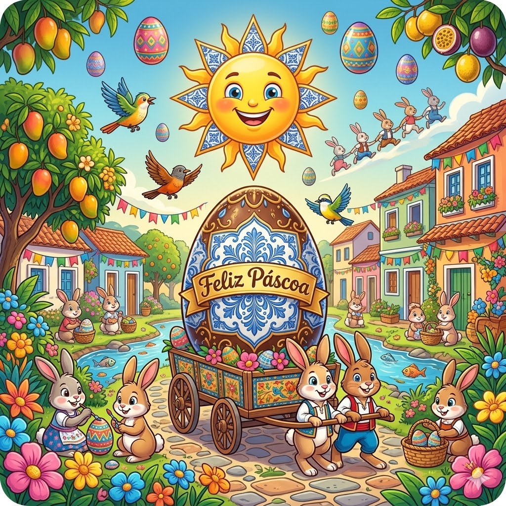 Desenhos de Páscoa para colorir e imprimir grátis