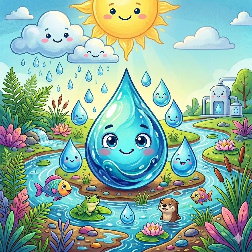 Desenhos de Dia Mundial da Água 💧 para colorir e imprimir grátis