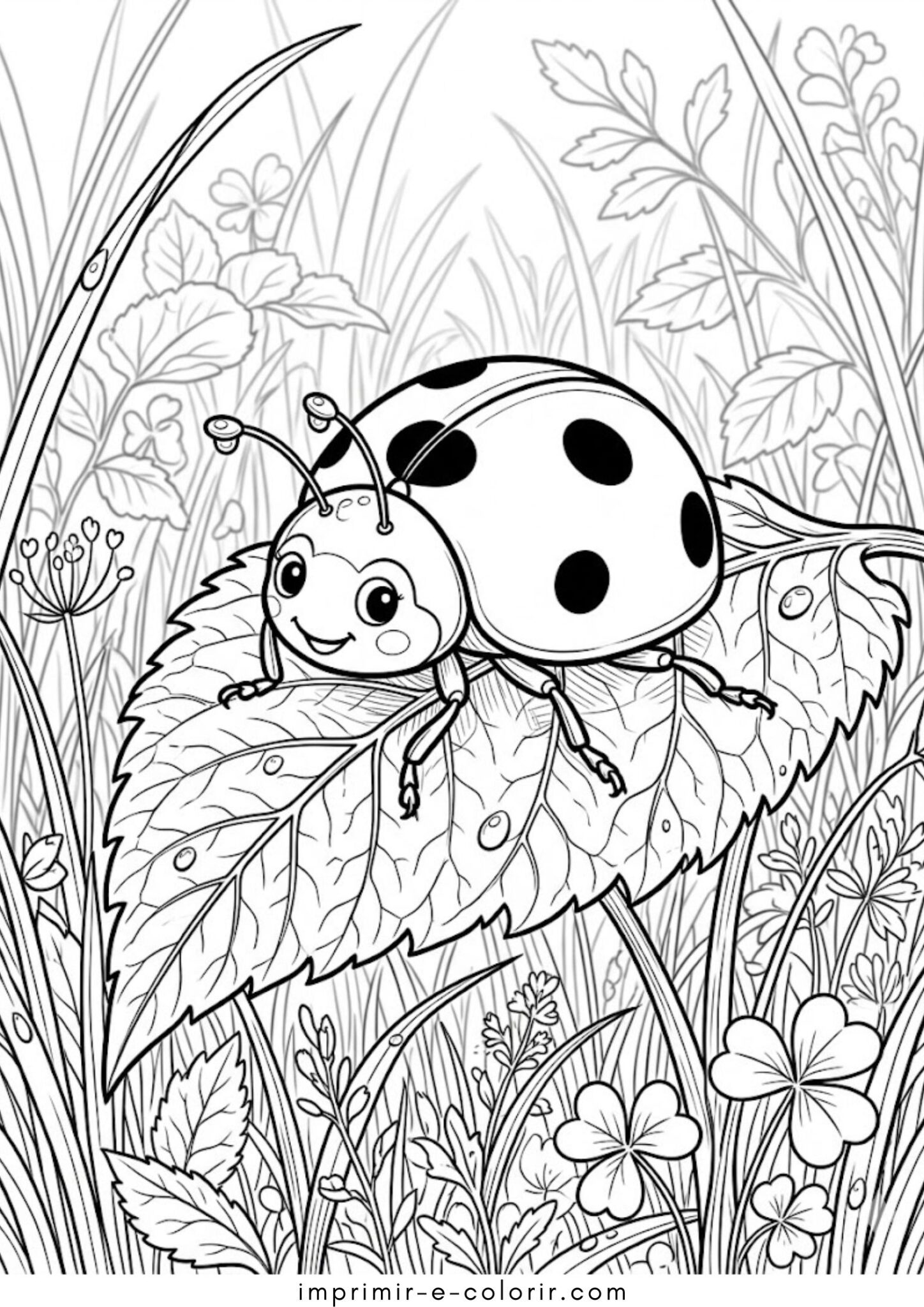 Desenho de Joaninha Desenho de Joaninha