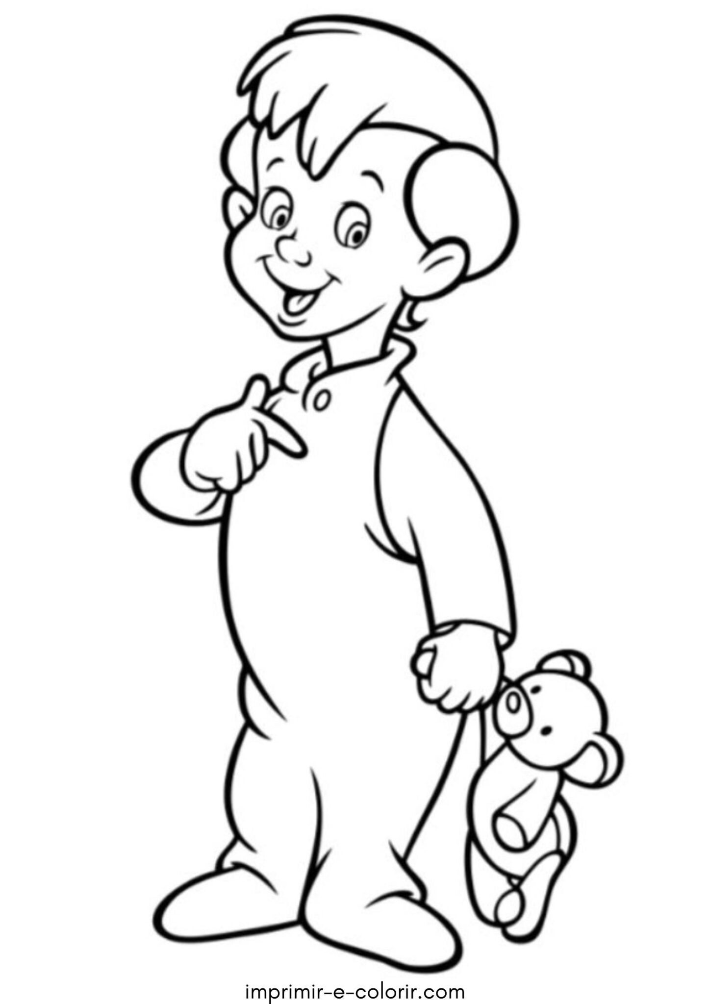 Desenho de Bebê Michael Darling para colorir e imprimir