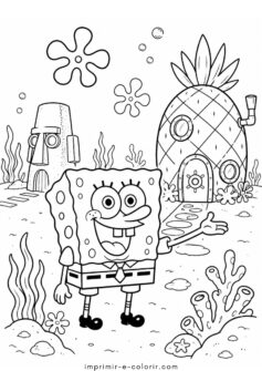 Bob Esponja Calça Quadrada