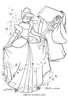 Cinderela e sua Fada Madrinha