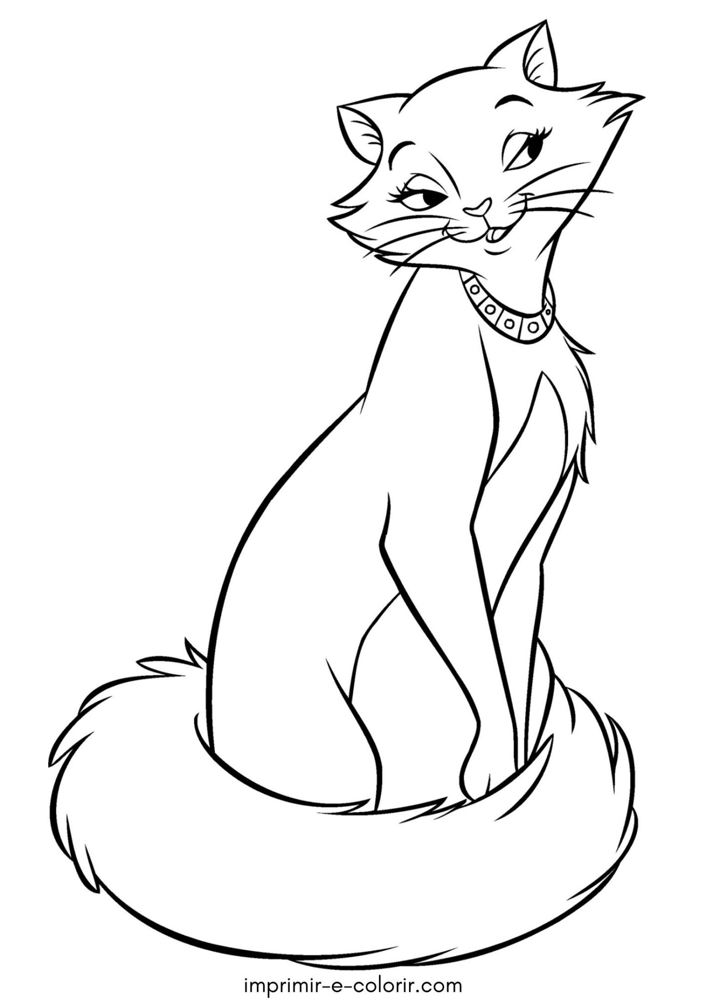 Desenho de Duquesa (Aristogatas) para colorir e imprimir