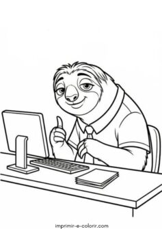 Flash a Preguiça (Zootopia)