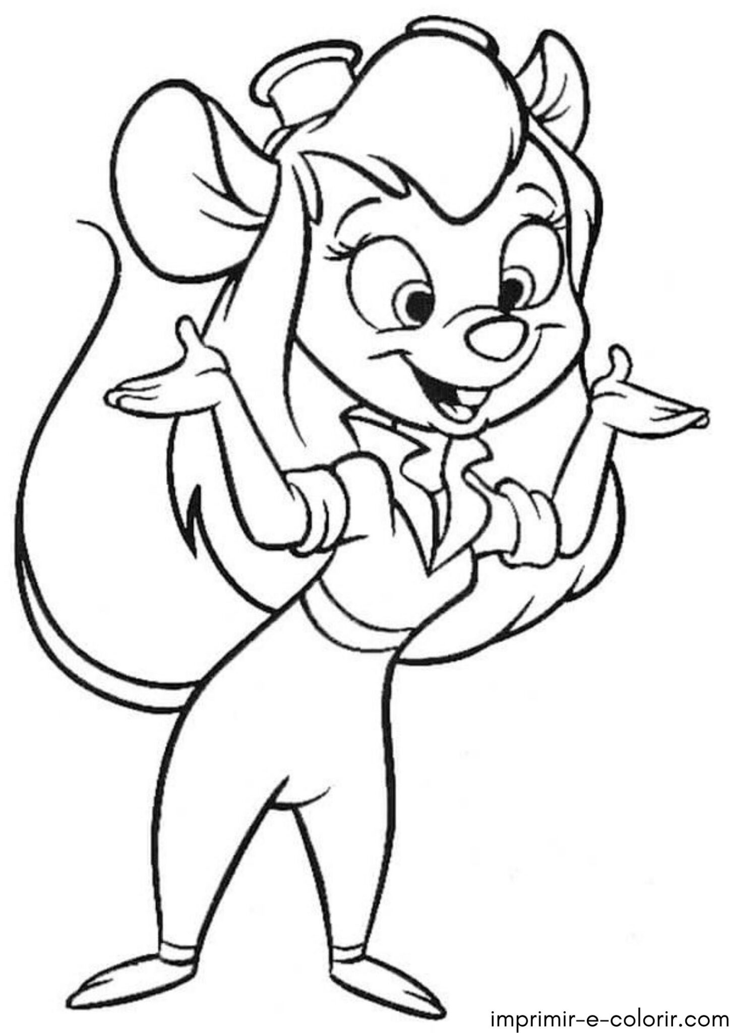 Desenho de Gadget (Tico e Teco e os Defensores da Lei)