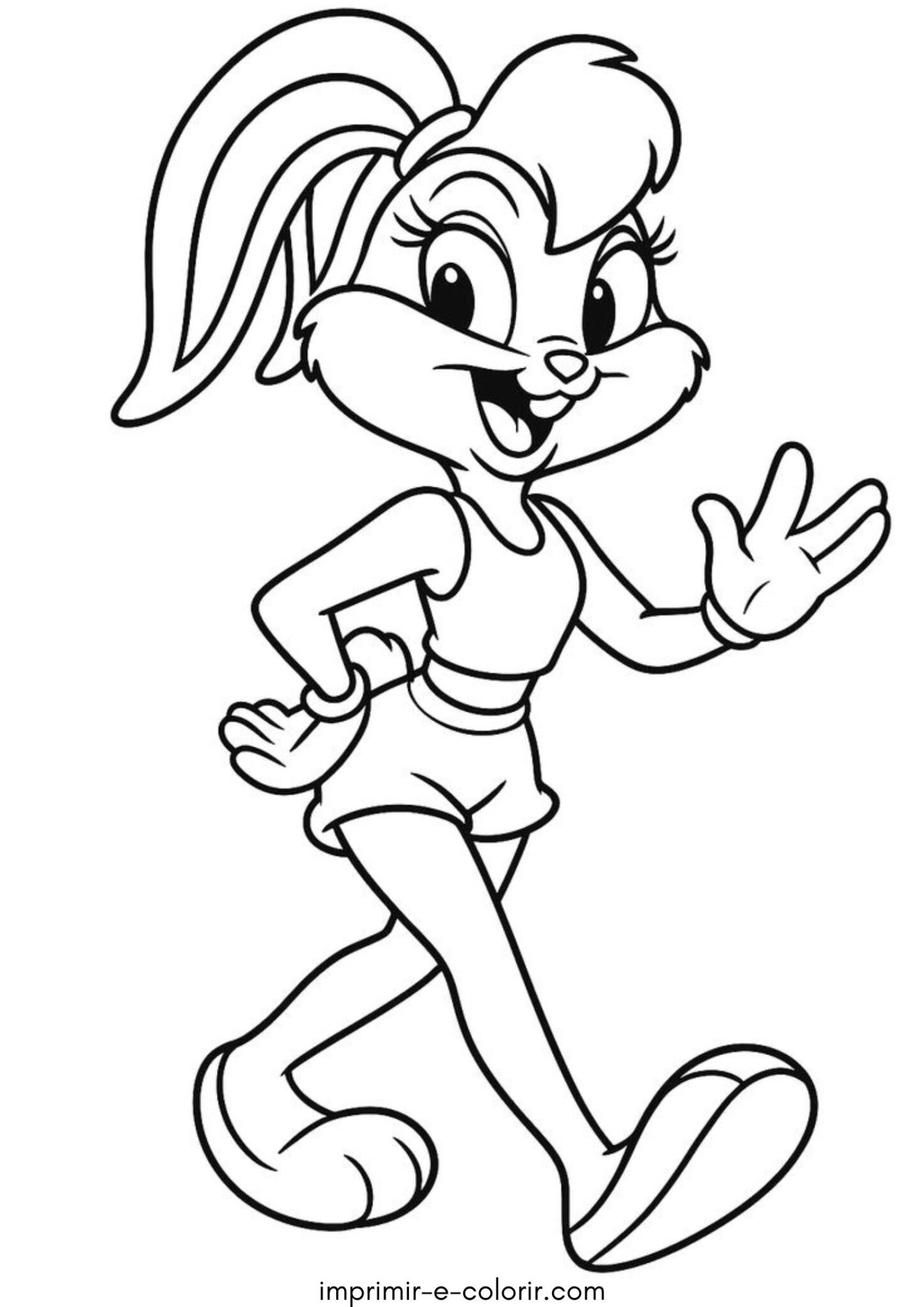 Desenho de Lola Bunny