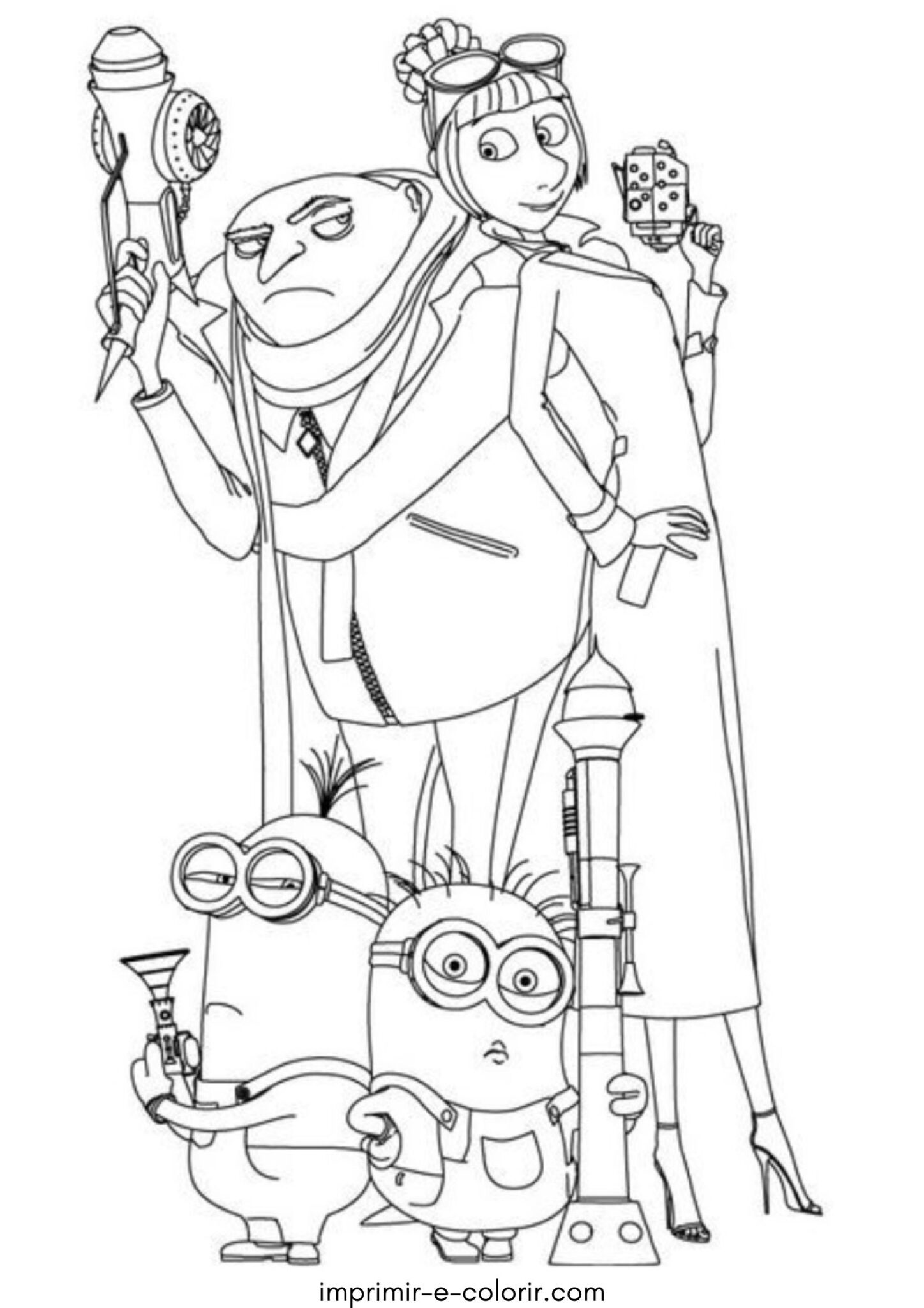 Desenho de Meu Malvado Favorito 2