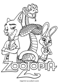 Personagens do filme Zootopia 2