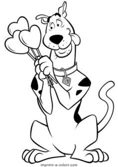 Scooby-Doo com pirulitos