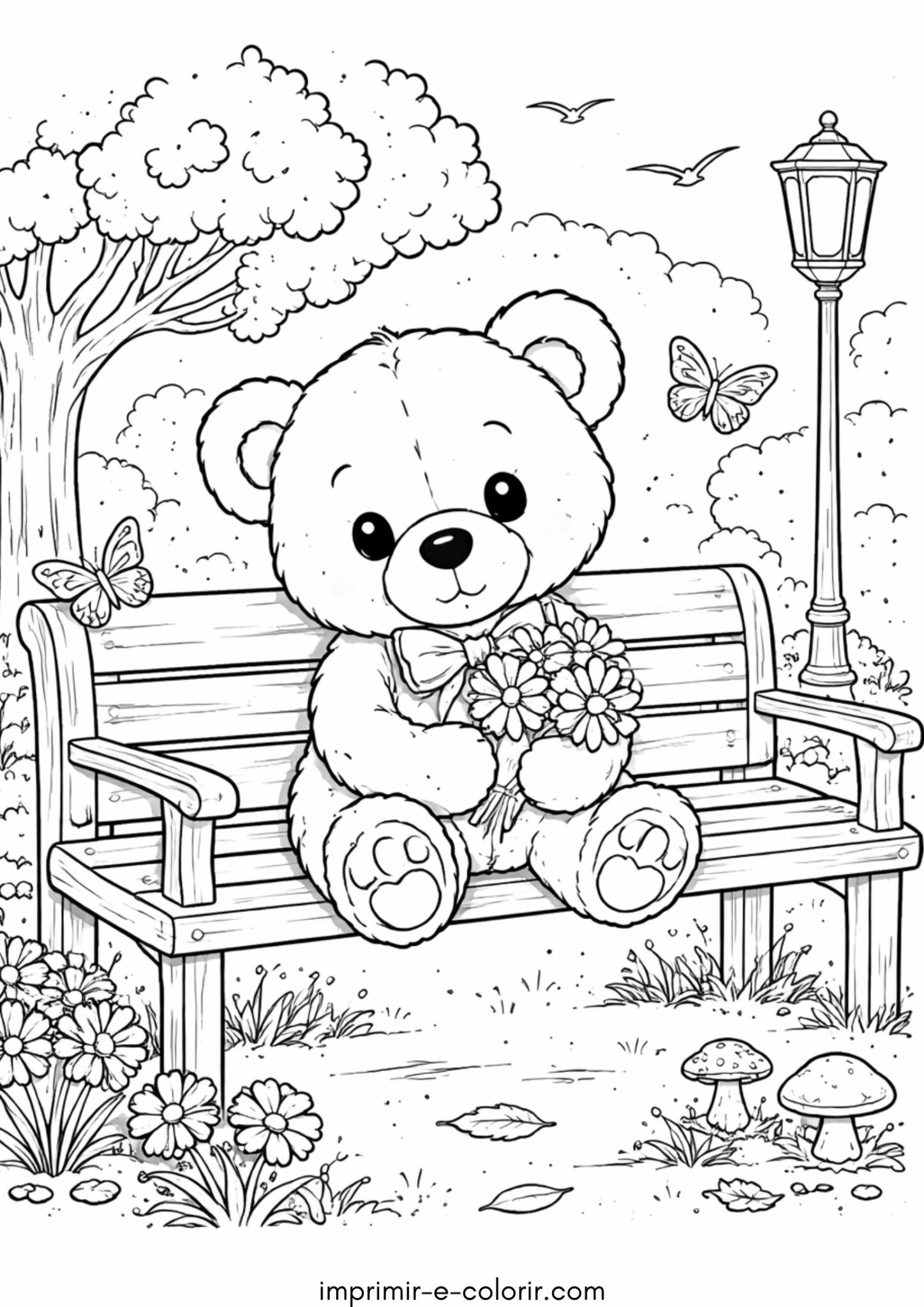 Desenho de Urso de pelúcia