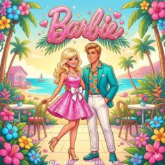 Desenhos da Barbie para Colorir e Imprimir Grátis