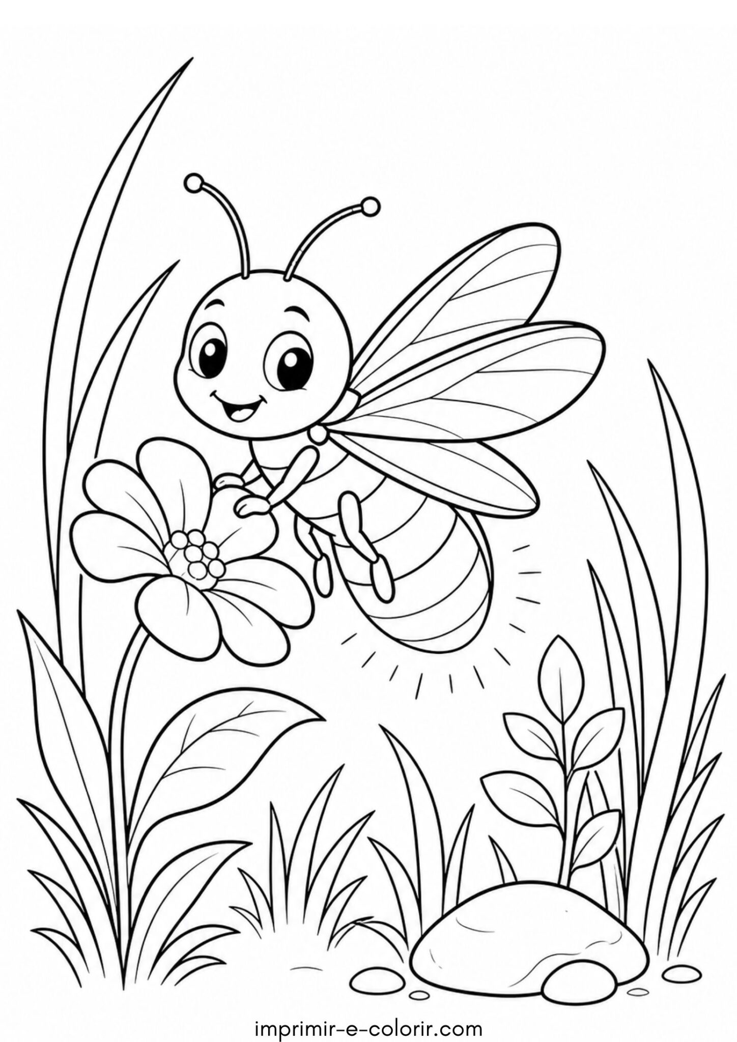 Desenho de Besouro vagalume