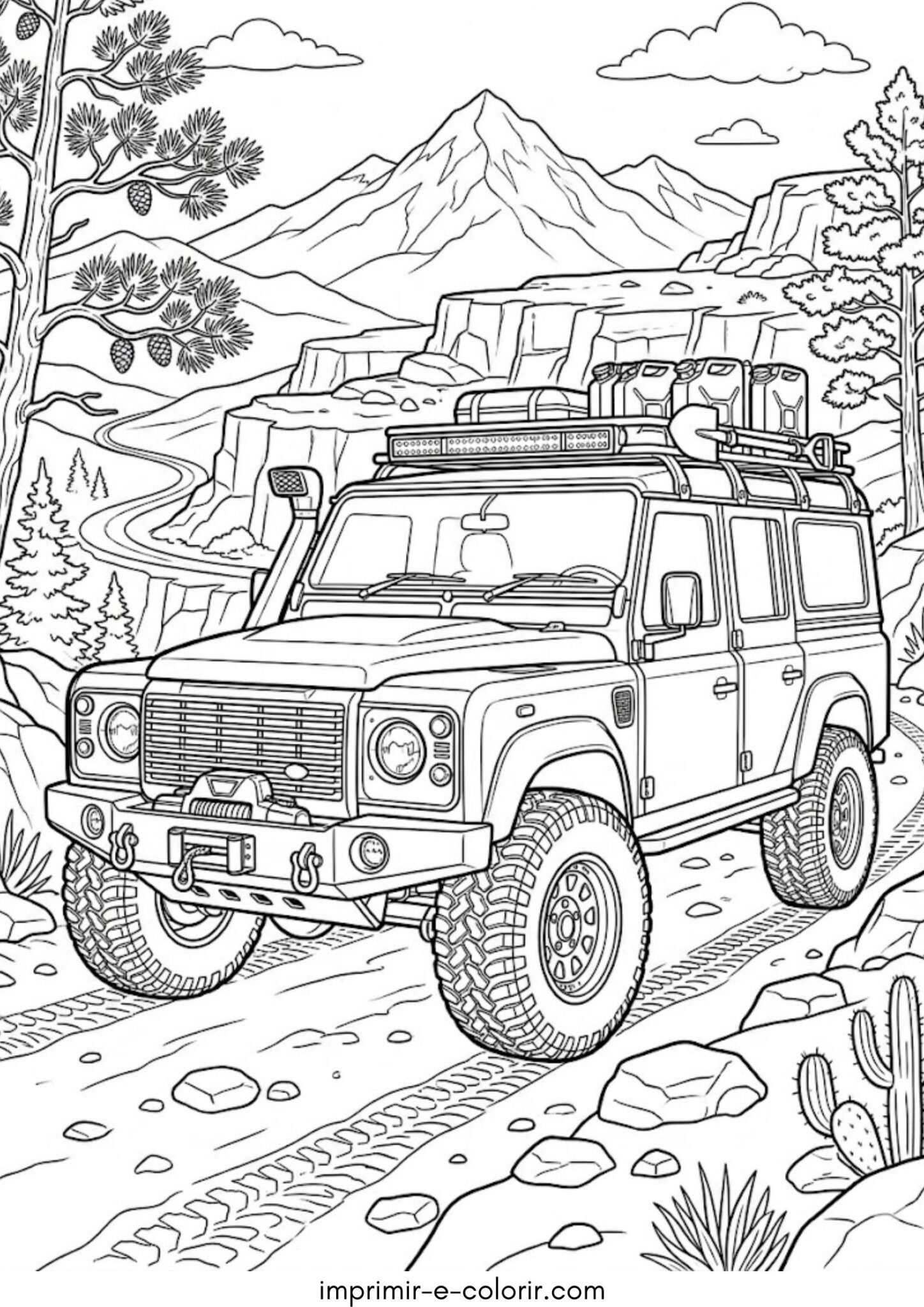 Desenho de Carro SUV