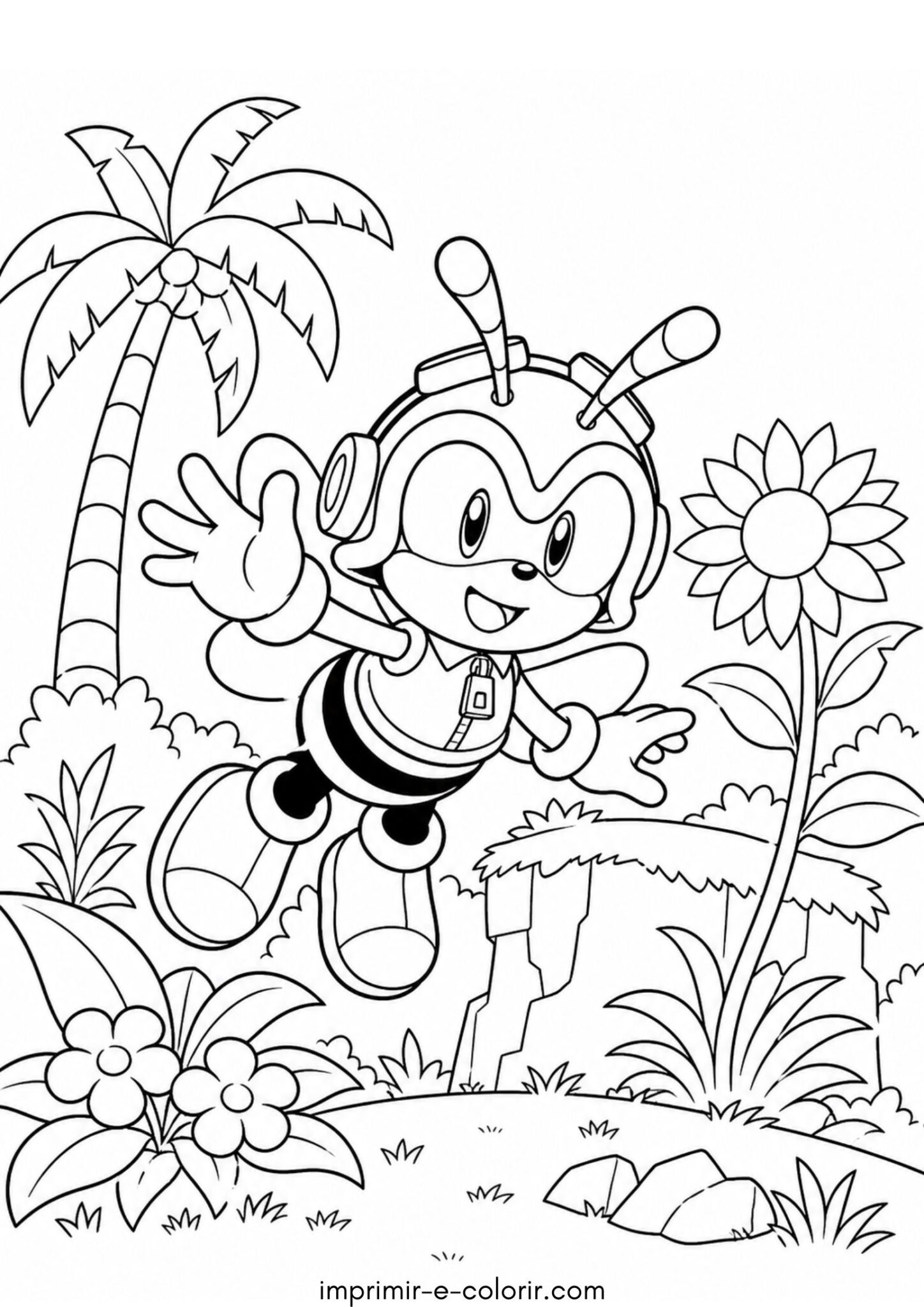 Desenho de Charmy Bee (Sonic)