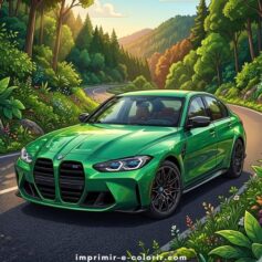 Desenhos de Carro para Colorir e Imprimir Grátis