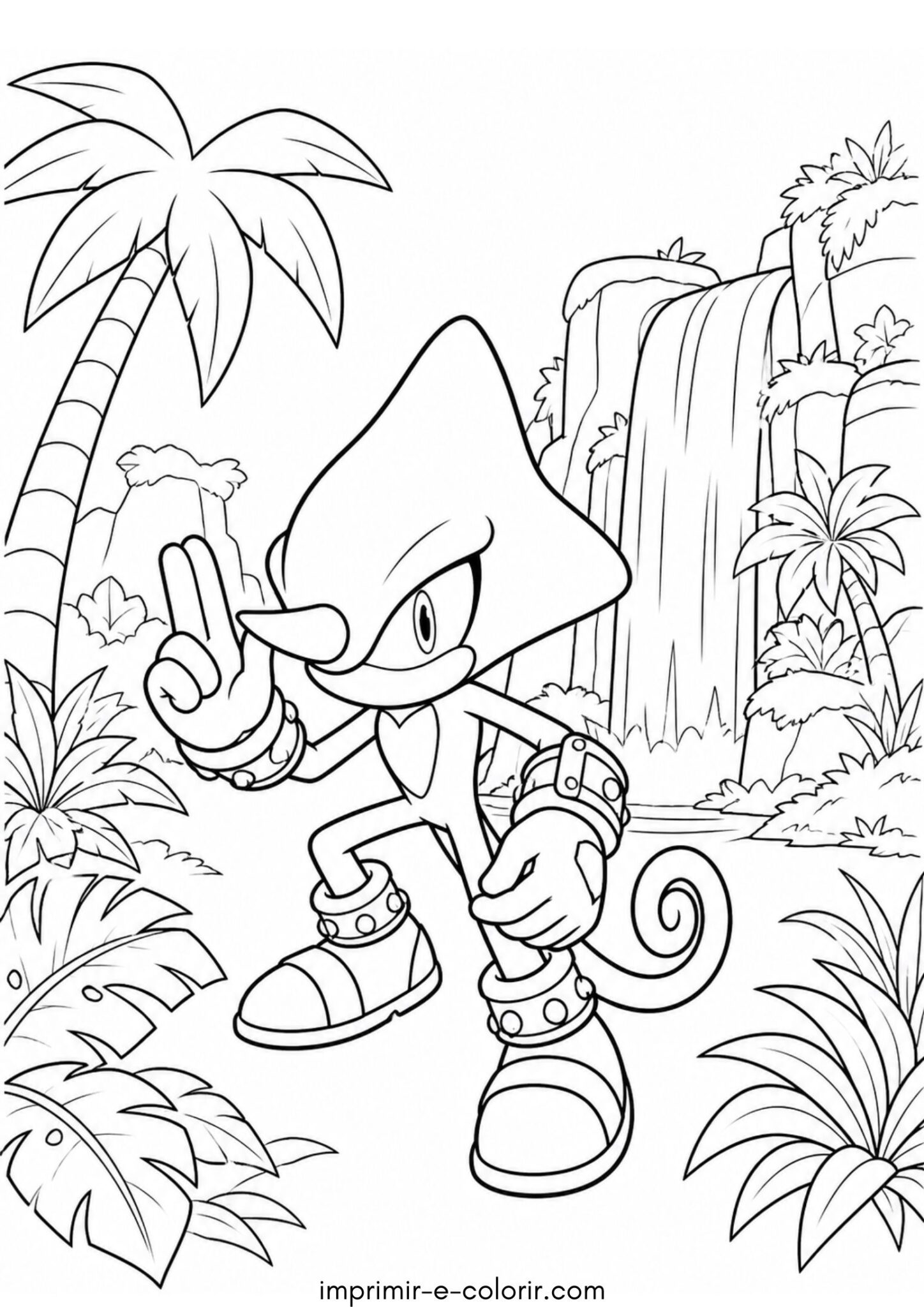 Desenho de Espio o Camaleão (Sonic)