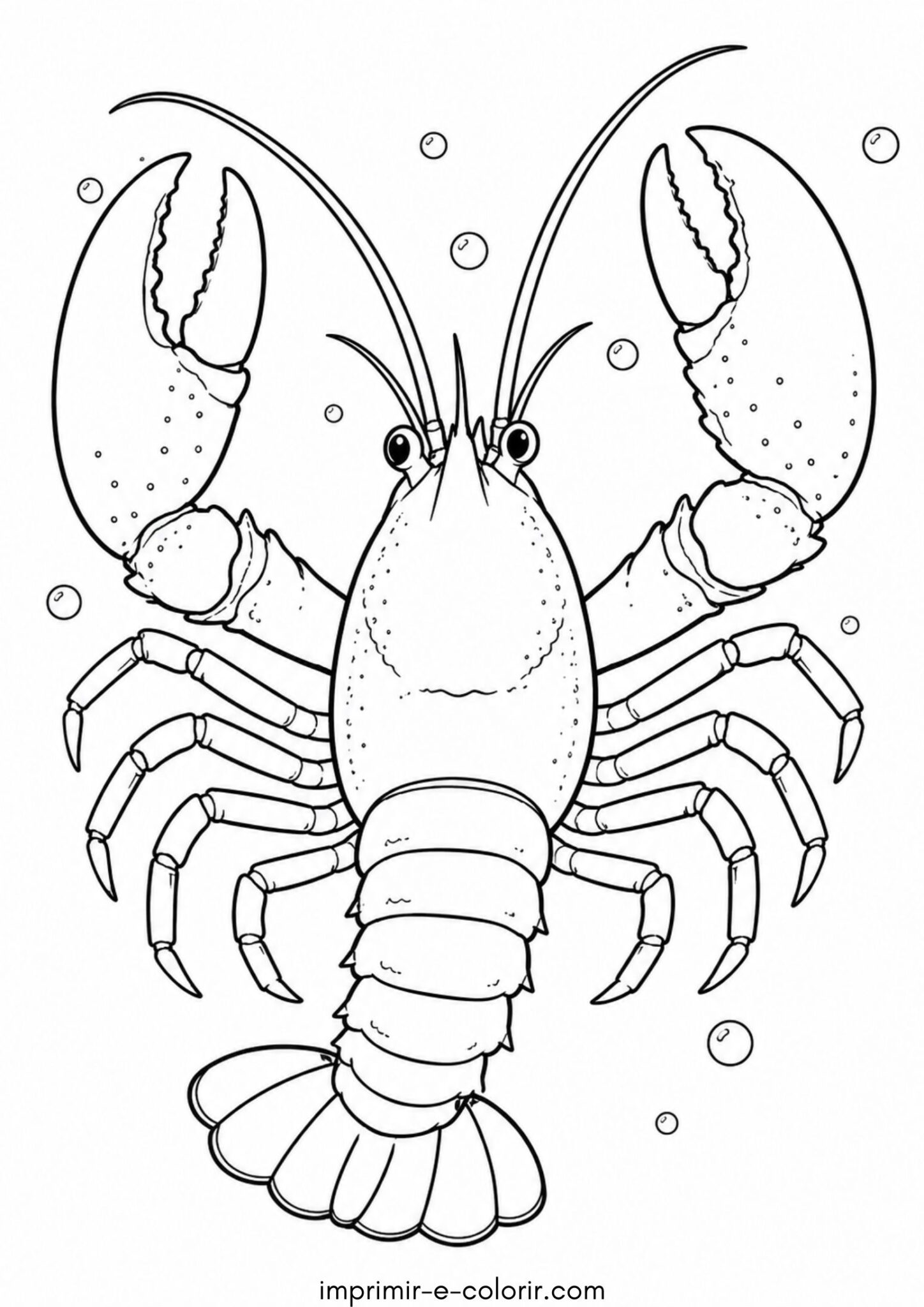 Desenho de Lagosta Desenho de Lagosta