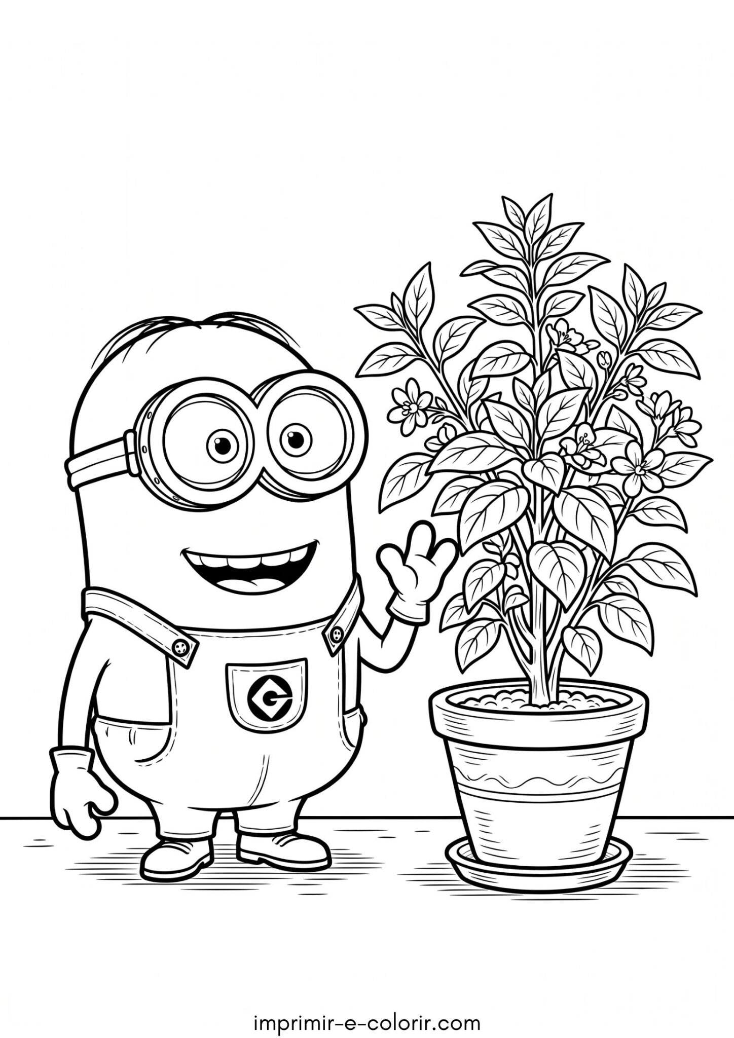 Desenho de Minion Dave Desenho de Minion Dave