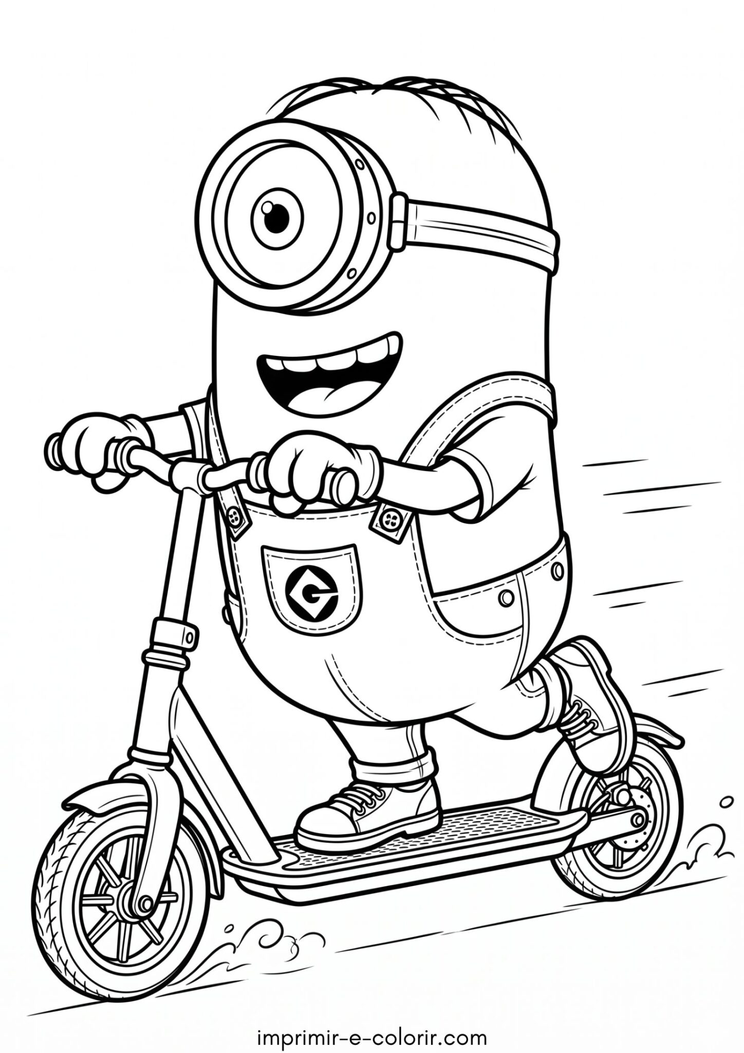 Desenho de Minion Otto