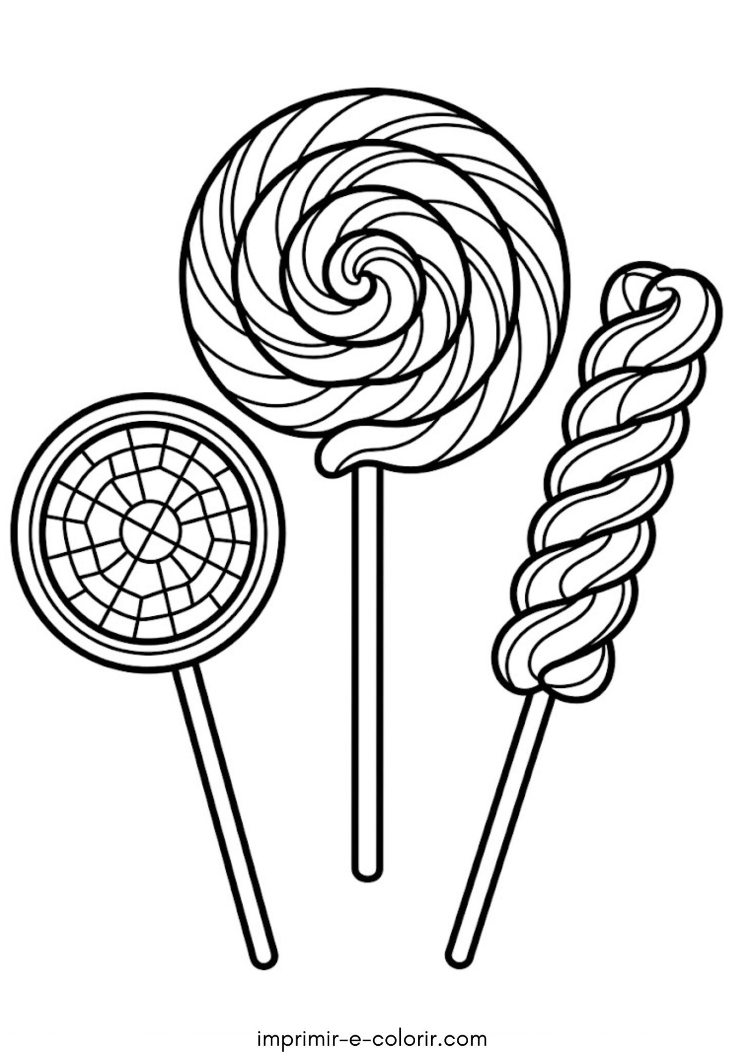 Desenho de Pirulito Desenho de Pirulito