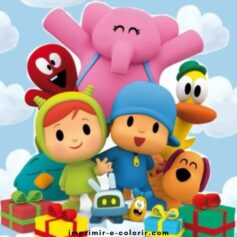 Desenhos do Pocoyo para Colorir e Imprimir Grátis