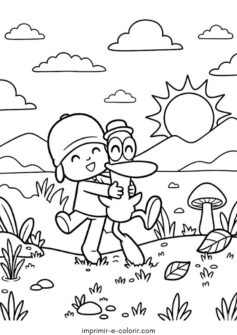 Pocoyo e Pato dançando (Pocoyo)