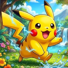 Desenhos do Pikachu para Colorir e Imprimir Grátis