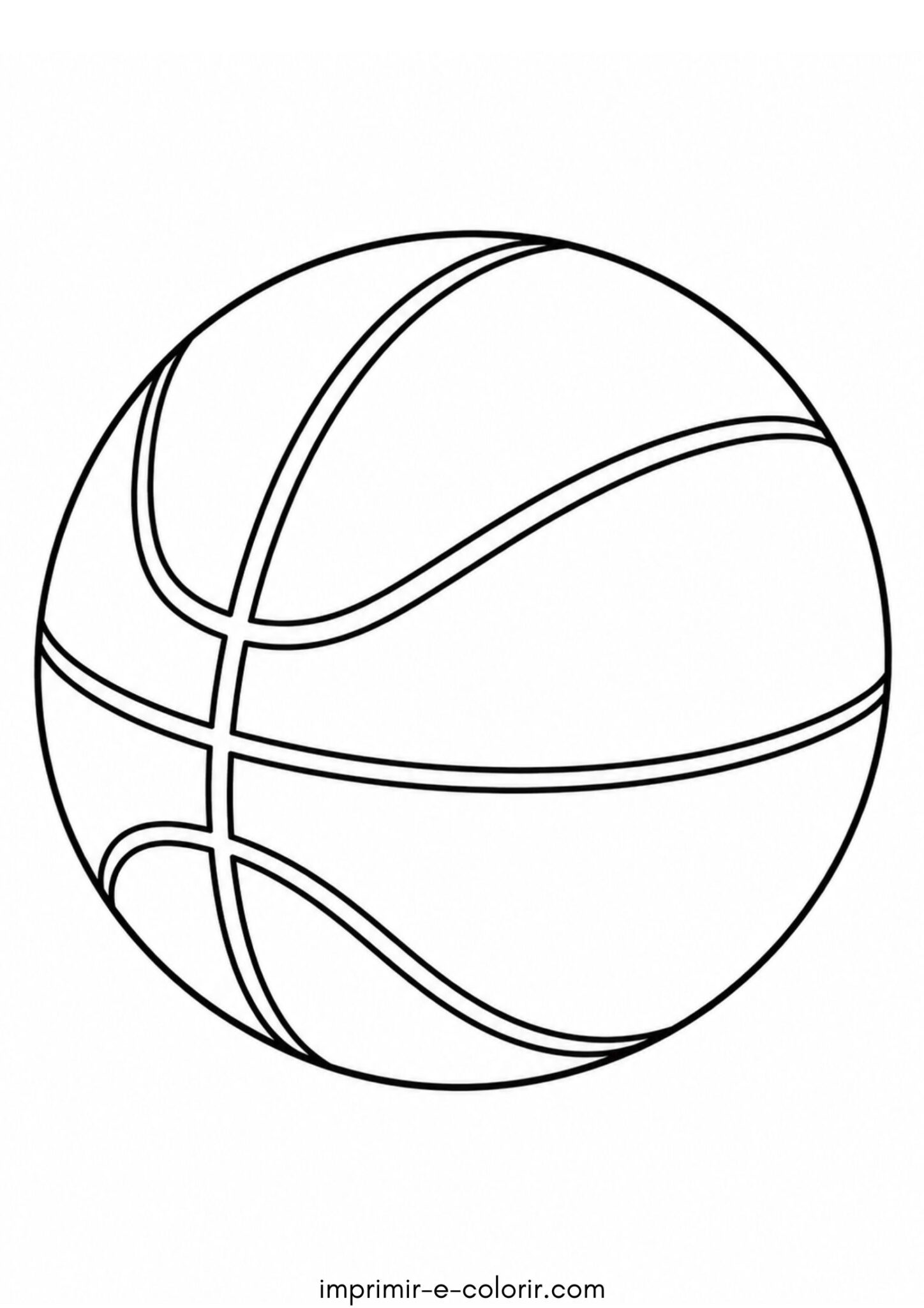 Desenhos de Bola de basquete para Colorir Desenhos de Bola de basquete para Colorir
