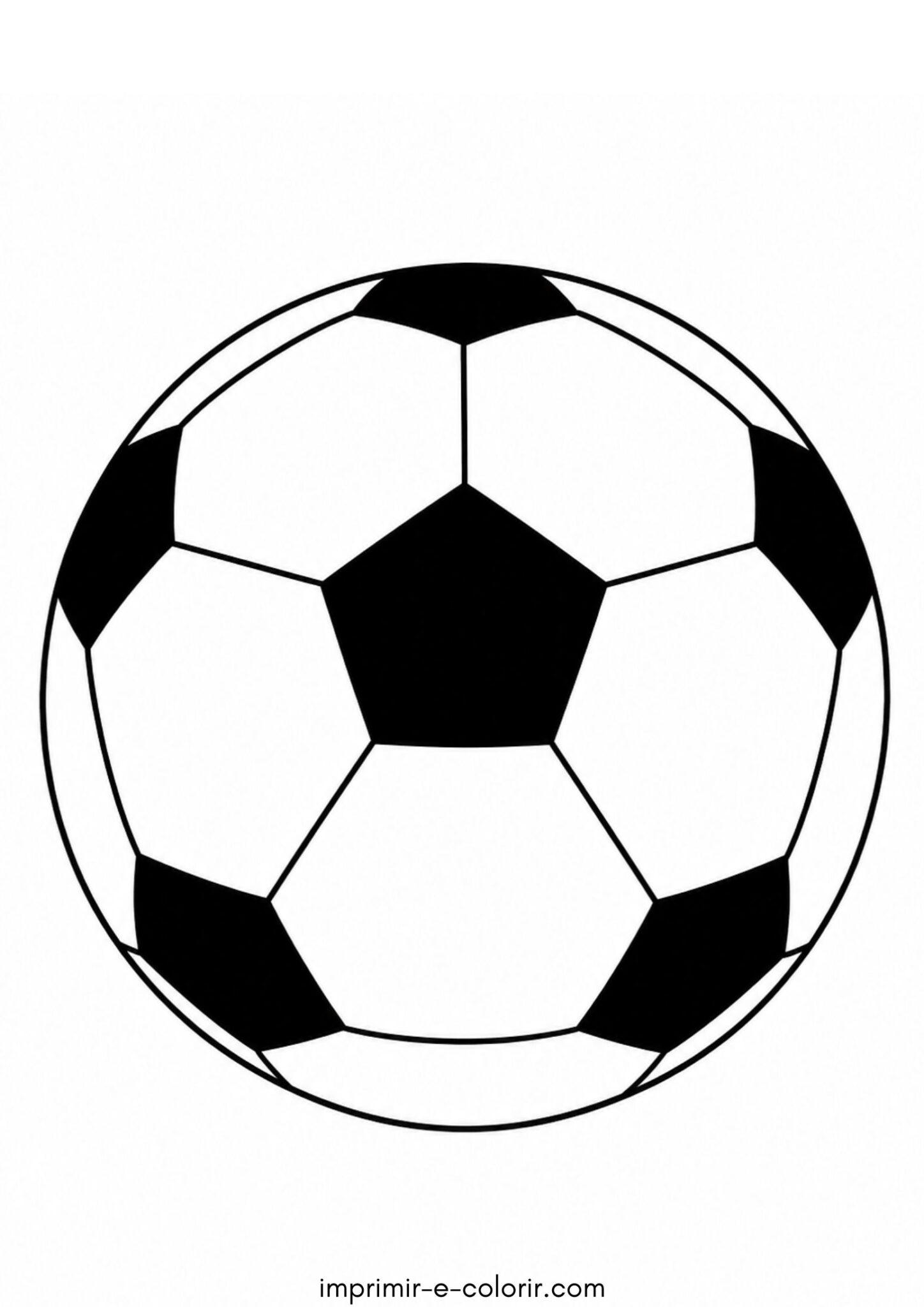 Desenho de Bola de futebol