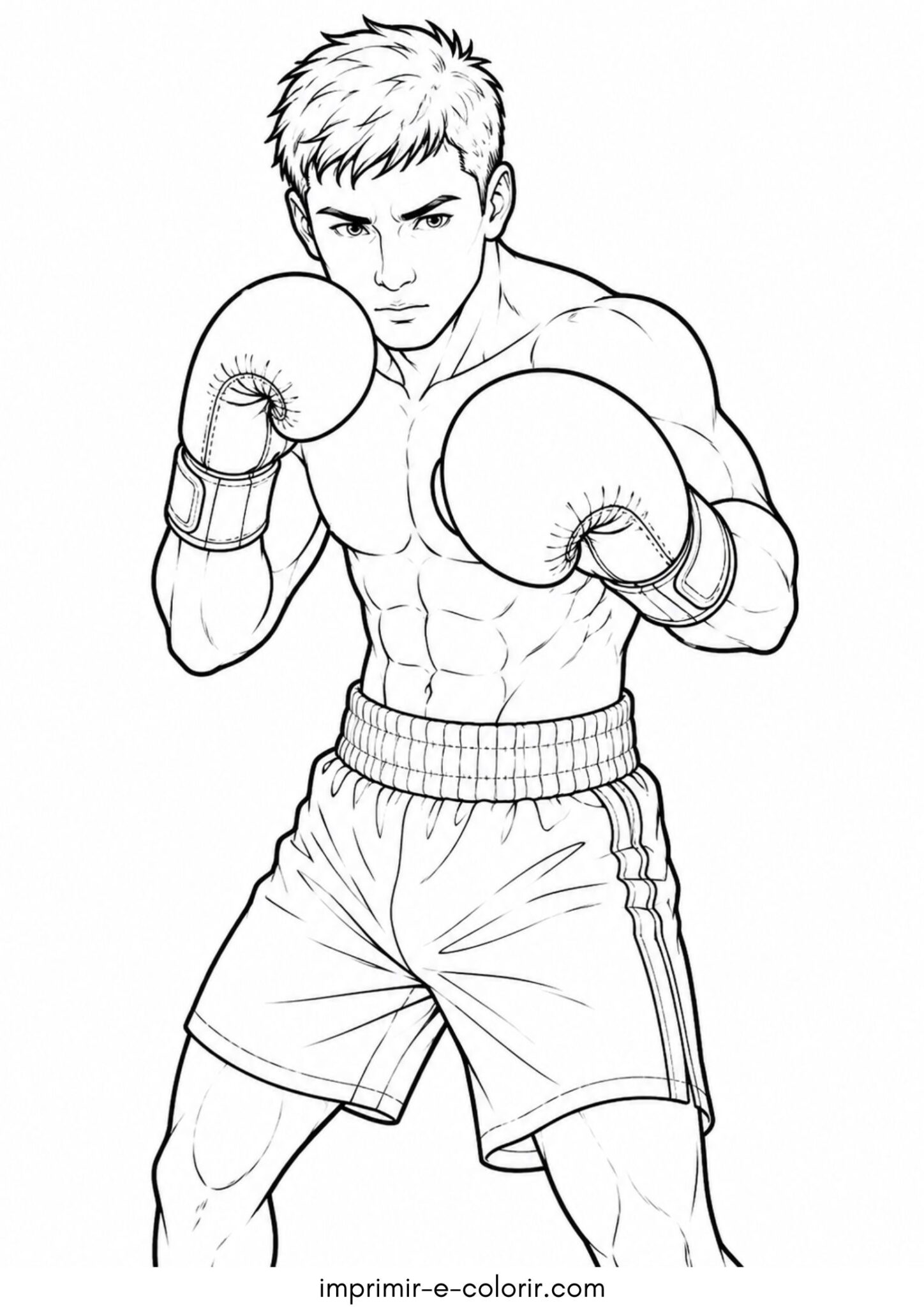 Desenho de Boxe