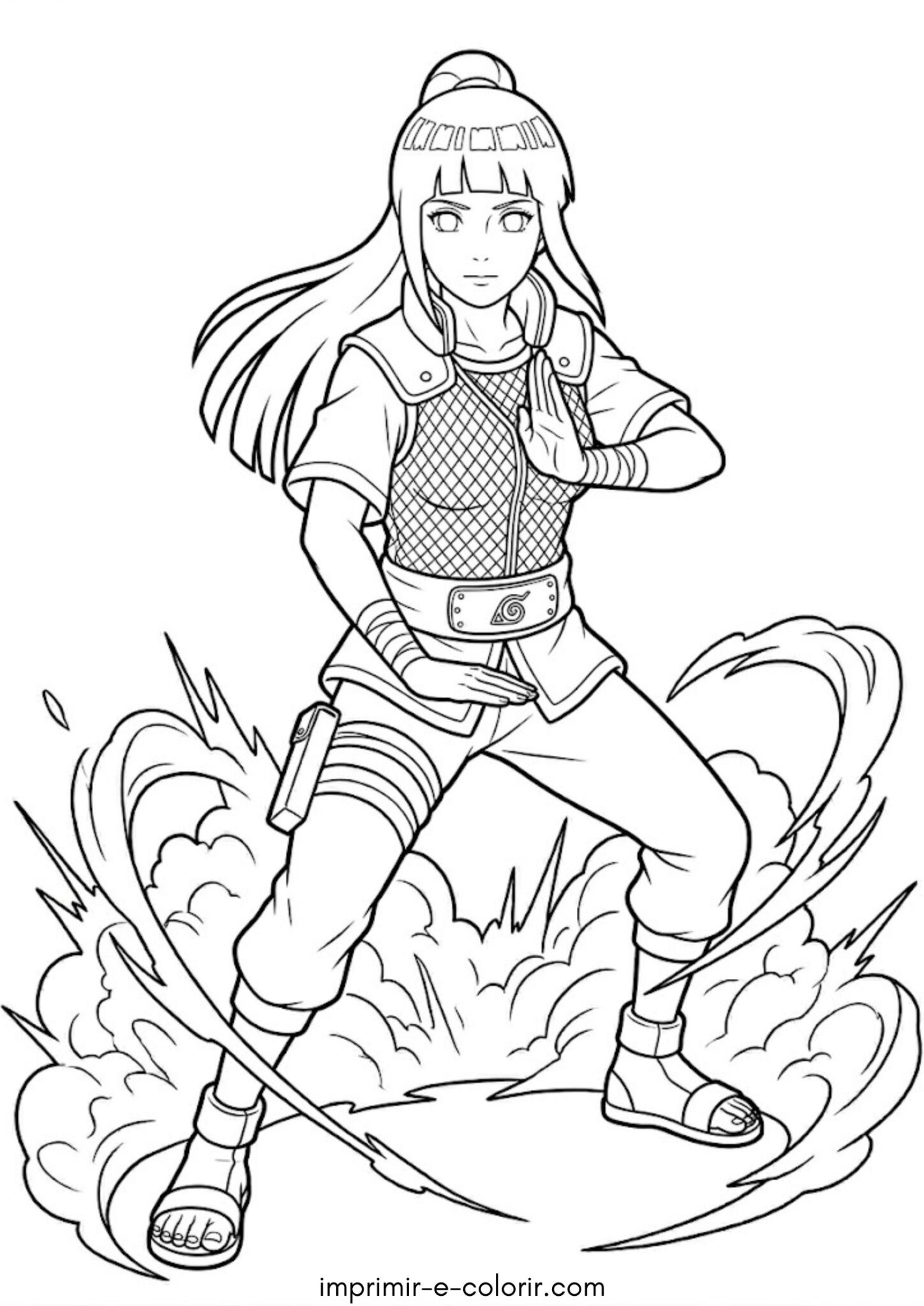 Desenho de Hinata (Naruto)