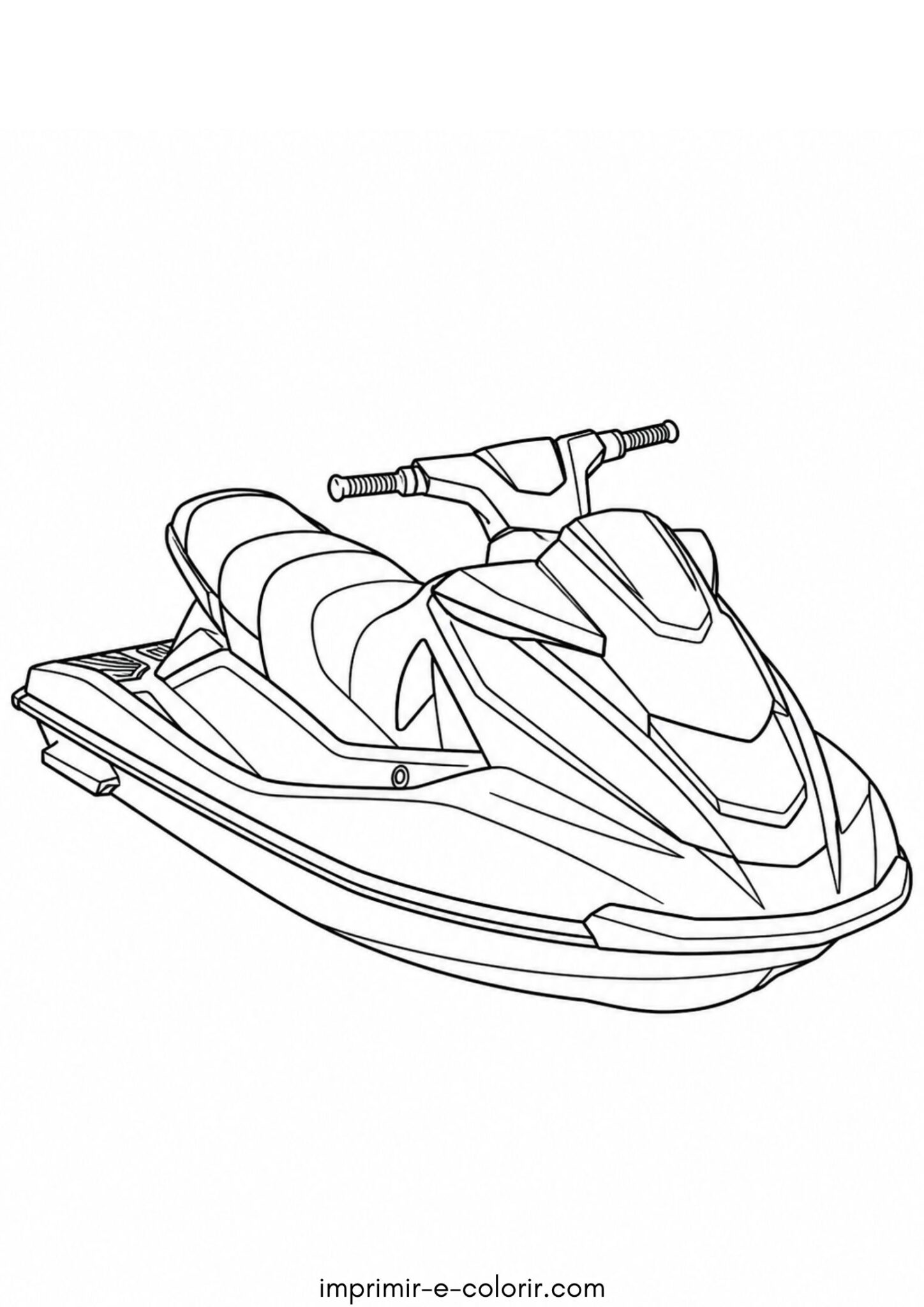 Desenho de Jet ski