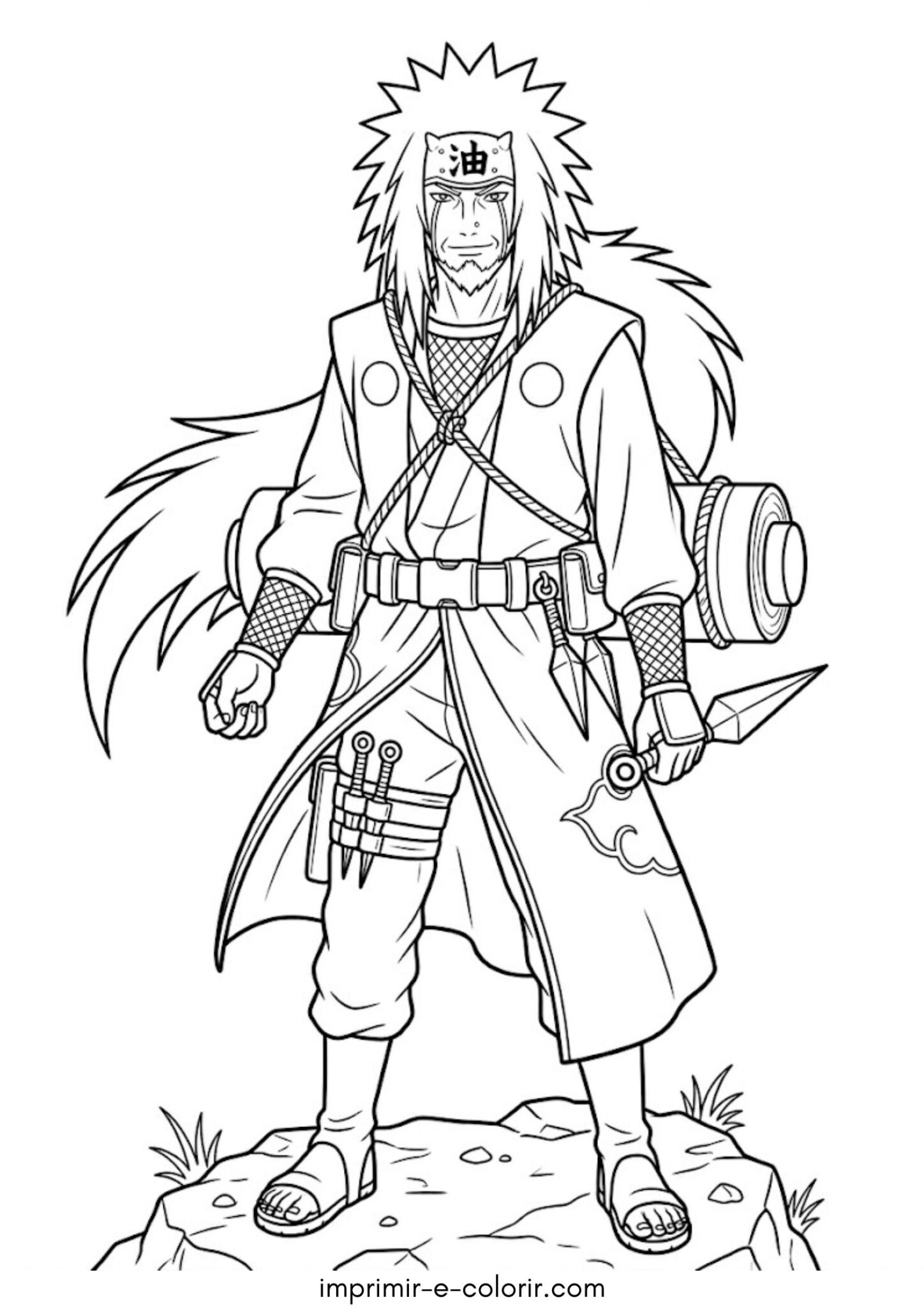 Desenho de Jiraiya (Naruto)