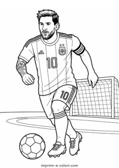 Jogador de futebol Messi