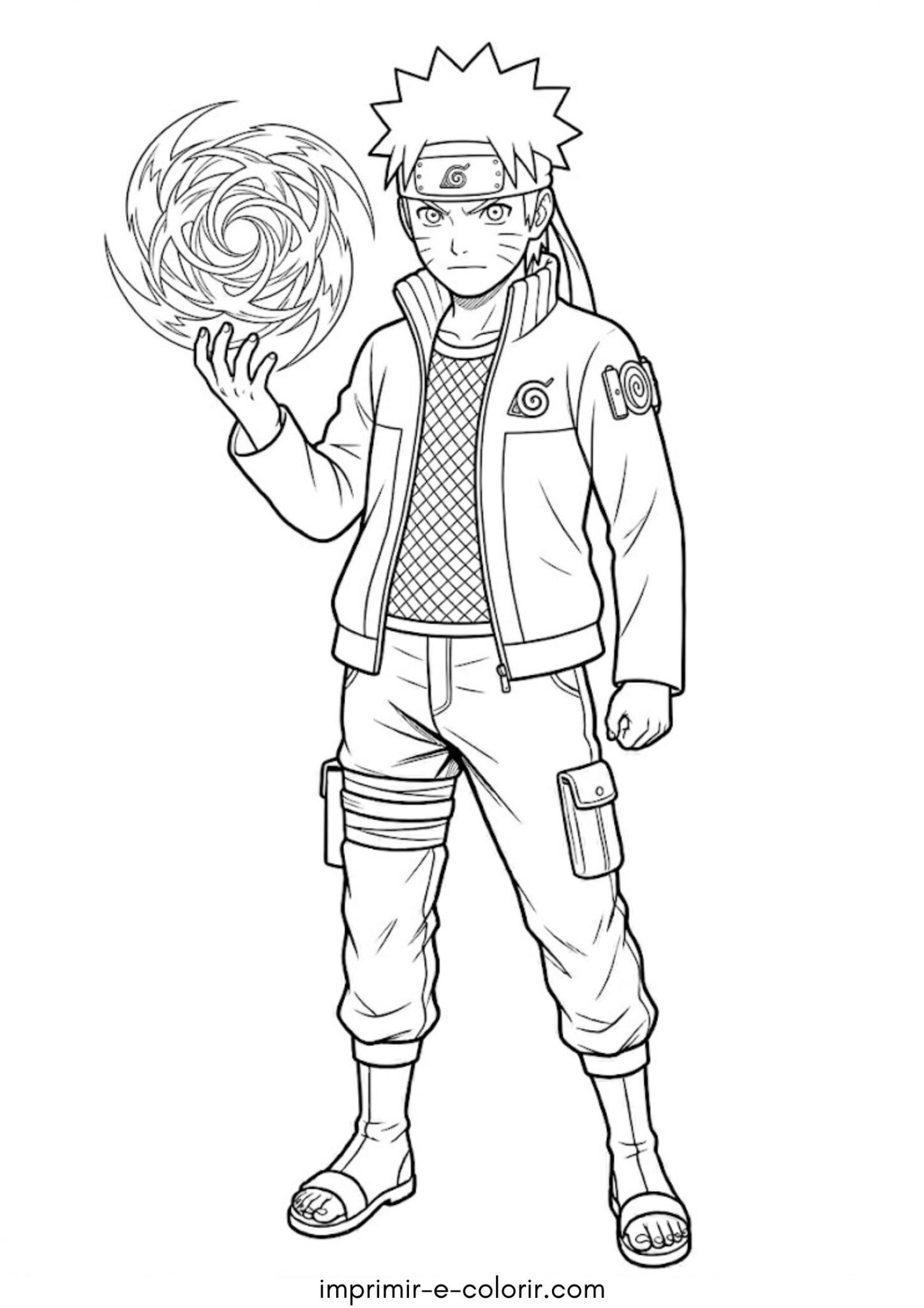 Desenho de Naruto Shippuden