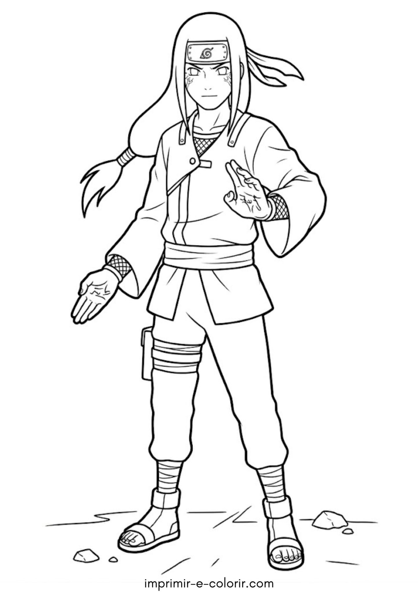 Desenho de Neji (Naruto)
