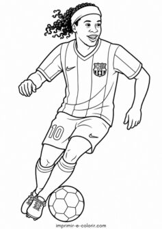 Ronaldinho Gaúcho dando drible