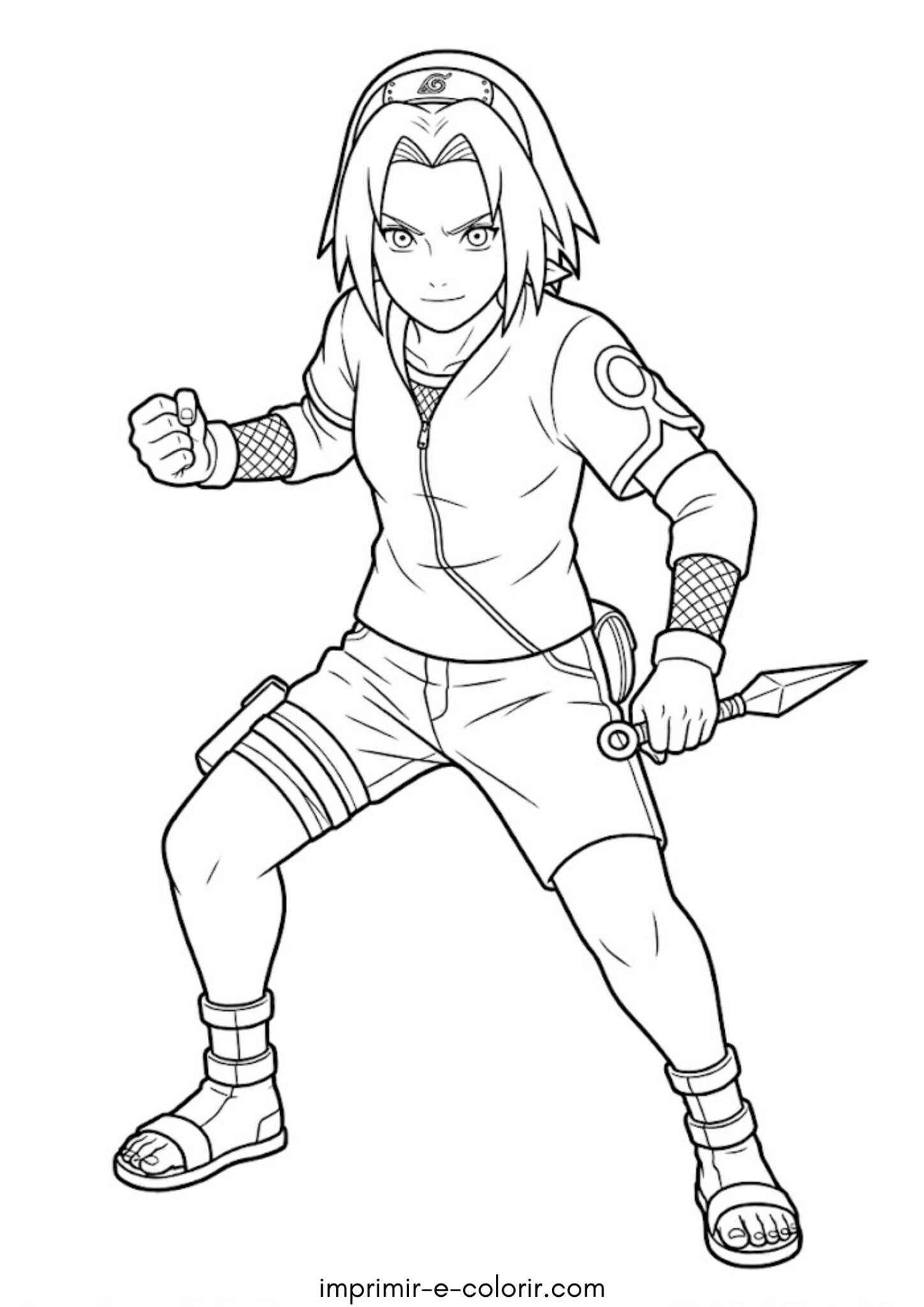 Desenho de Sakura (Naruto)