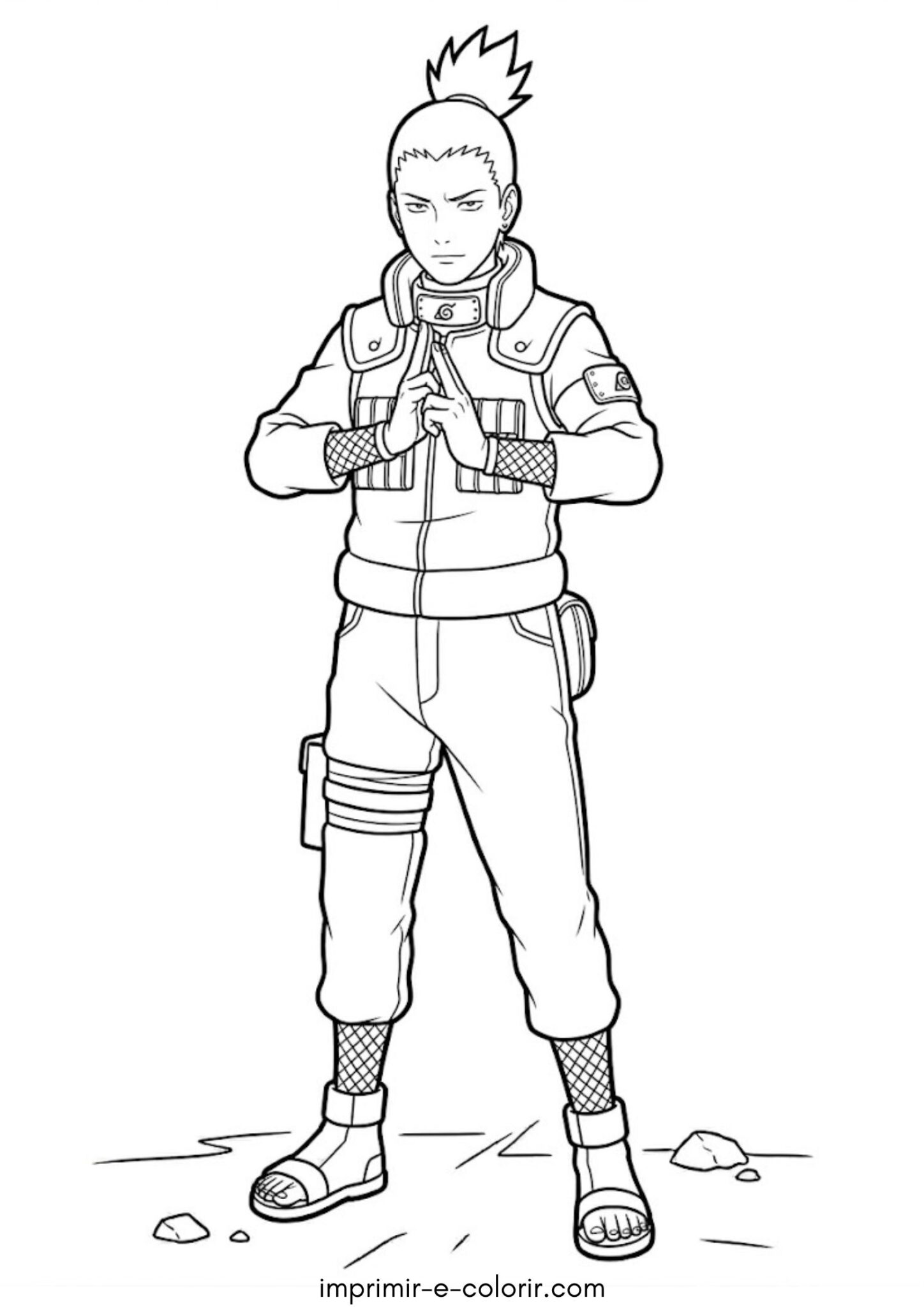 Desenho de Shikamaru (Naruto)