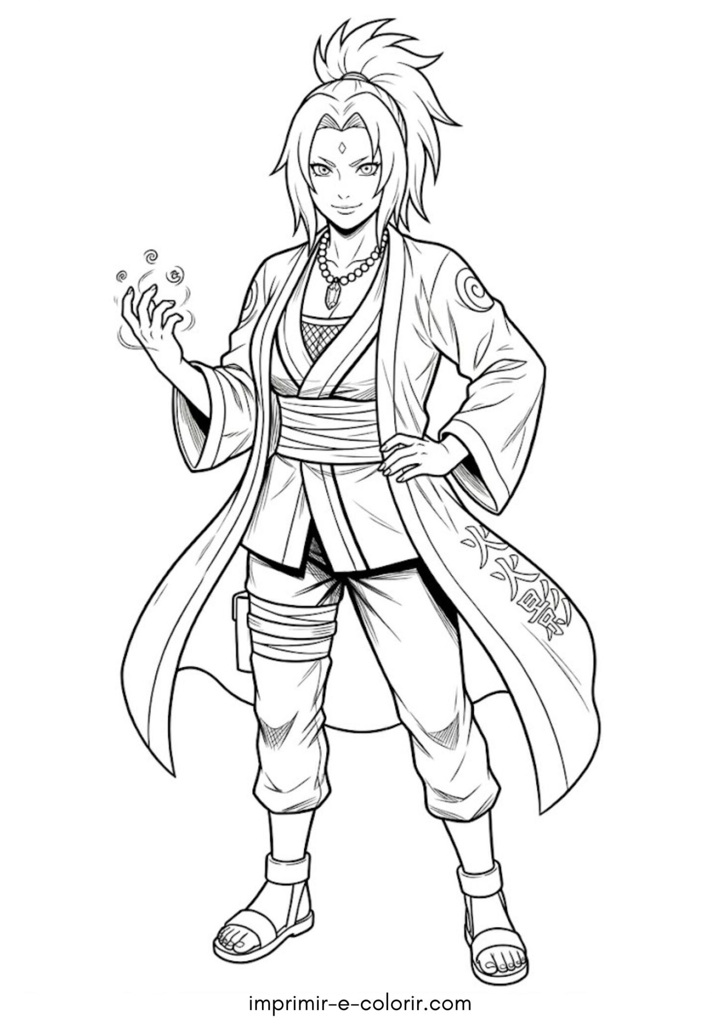 Desenho de Tsunade (Naruto)