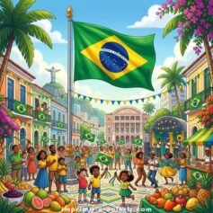 Desenhos do Dia da Bandeira para Colorir e Imprimir (PDF e A4)
