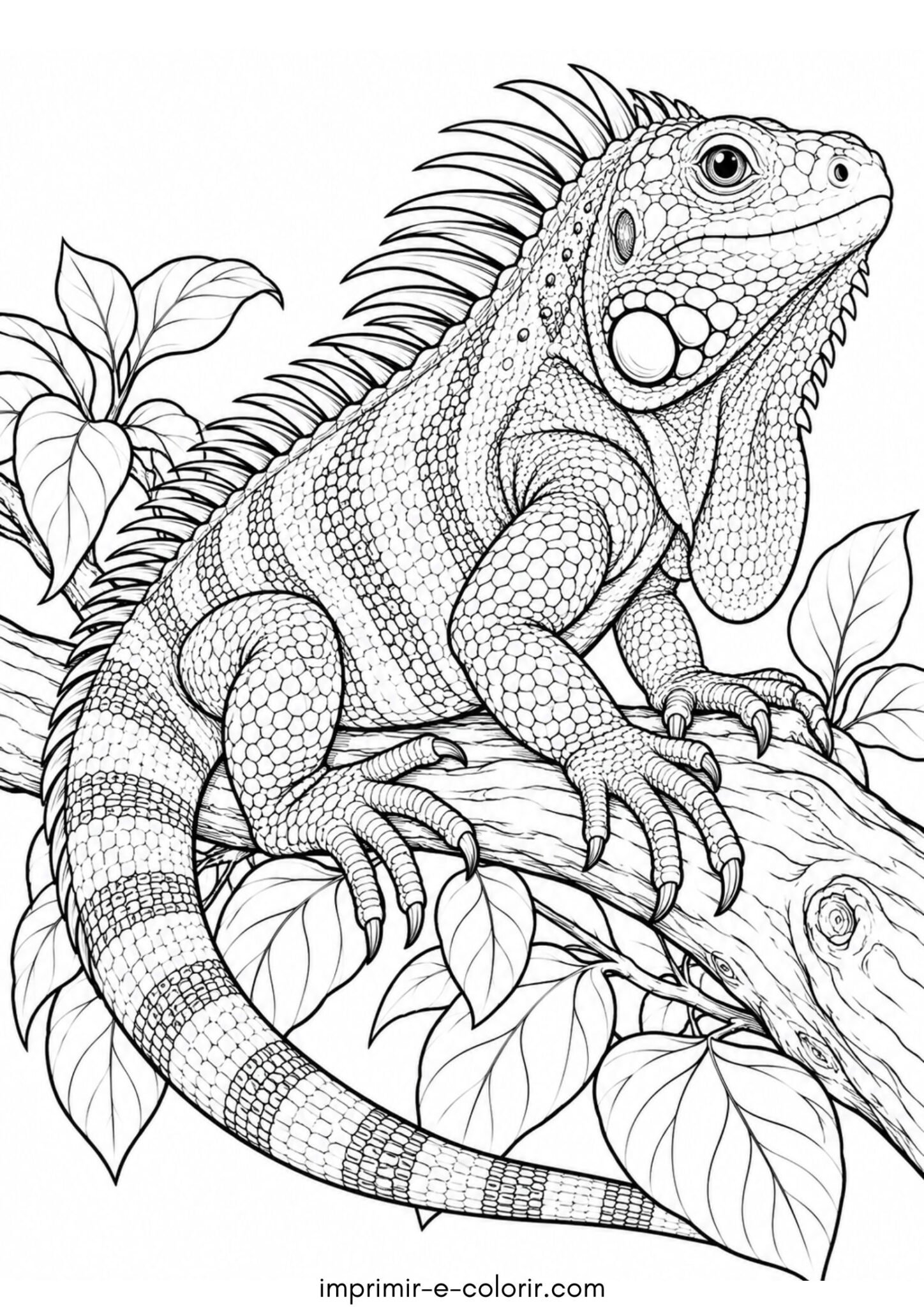 Desenho de Iguana