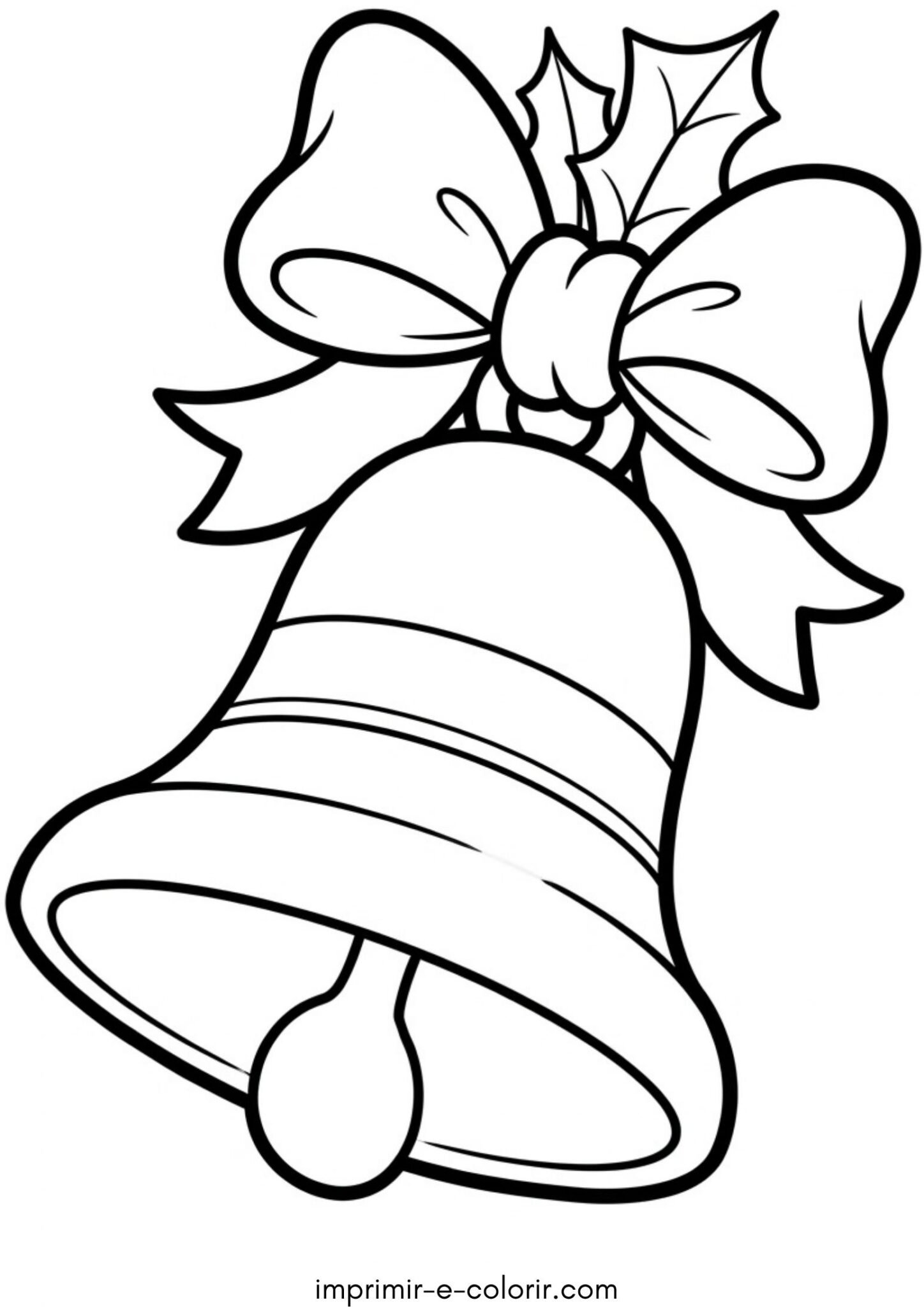Desenho de Sino de Natal